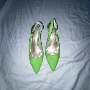 Lilly Pulitzer Green Stiletto Heels